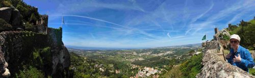 Panoraama kuvaa muurilta